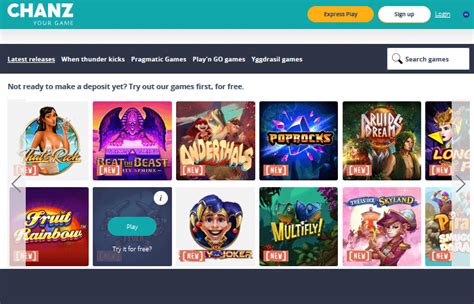 Chanz Casino Review .